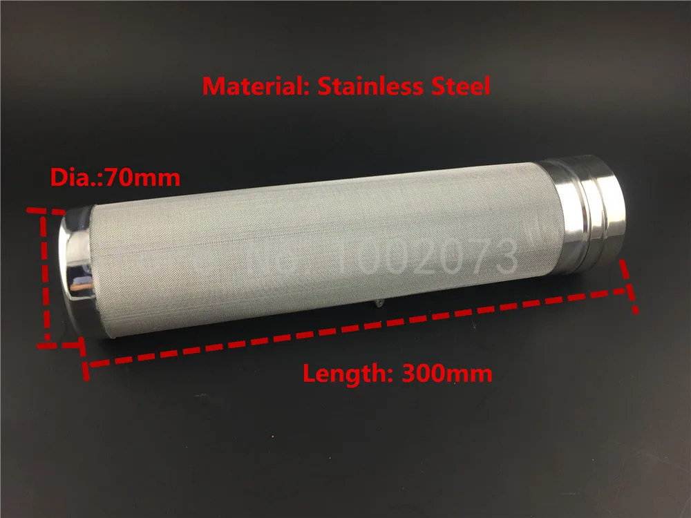 Фильтр из нержавеющей стали для сухого пива 300 микрон 70x300 мм|spider strainer|stainless