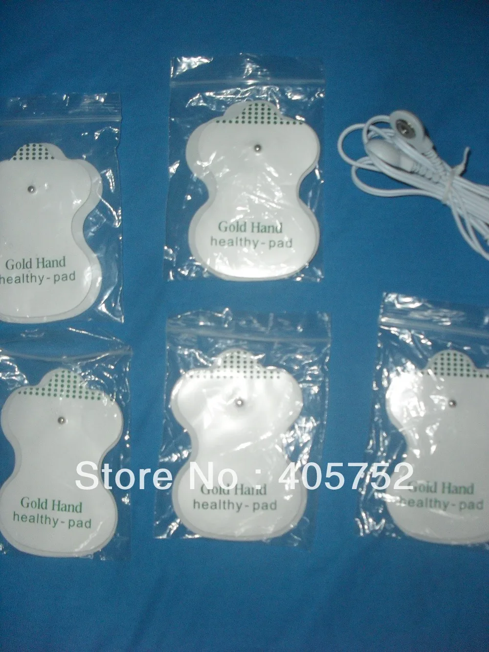 

1000pcs/lot good quality English electric shock pads for therapy massager + DHL freeshipping
