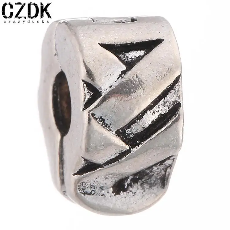 100Pcs SF08 Safety Charms Silver Plated Hole Loose Beads European Bead Fit DIY Snake Chain Jewelry | Украшения и аксессуары
