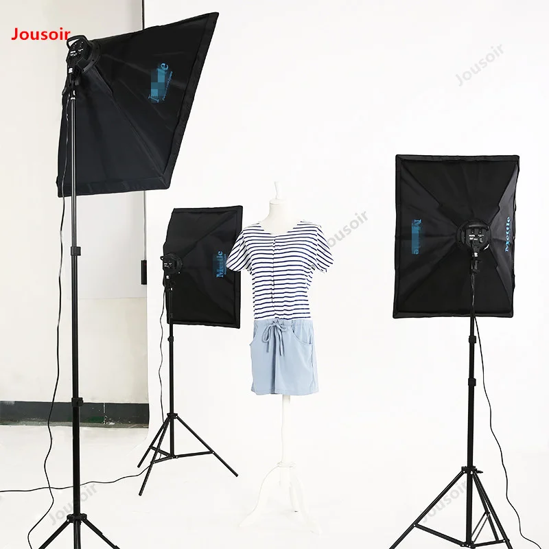Quadruple lamp photography light set Flexo box always lighting studio clothing portrait Light Lamp CD50 T07 | Электроника