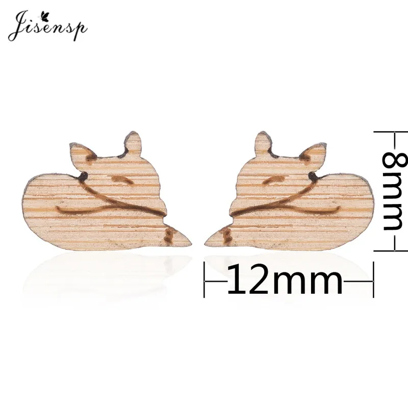 fox earrings Jisensp, мультяшное оригами, маленькая лиса, ожерелье, s подвески, Женские аксессуары, длинная цепочка, животное, ожерелье, модное ювелирное изделие, ожерелье - Окраска металла: fox earrings