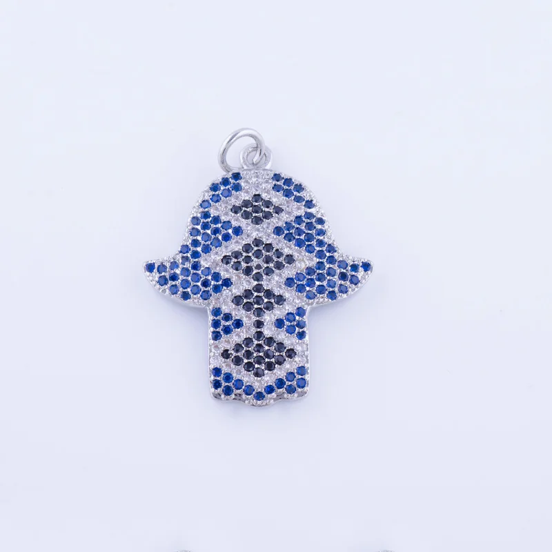 Лидер продаж ювелирные изделия винтажные циркониевые Подвески Hamsa для