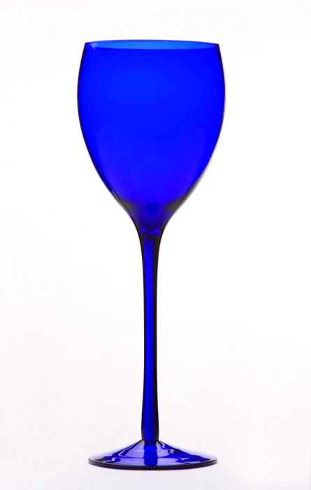Seckill shipping handmade color sapphire blue lead crystal wine glass goblet Wine decoration | Дом и сад