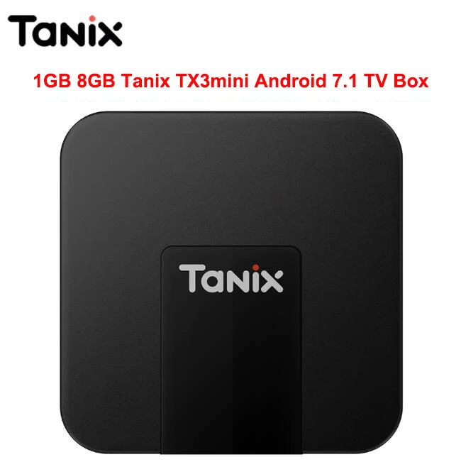 1GB RAM 8GB ROM Tanix TX3 Мини Смарт ТВ Box Amlogic S905W set top tv Box 2,4 ГГц Wi-Fi Android 7,1 2G DDR3 16G 4K HD H.265 Media Player pk x96 - Цвет: 1GB RAM 8GB ROM