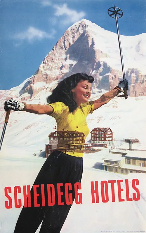 Швейцария Берн путешествия постеры Gstaad ферма Классическая Настенная Наклейка