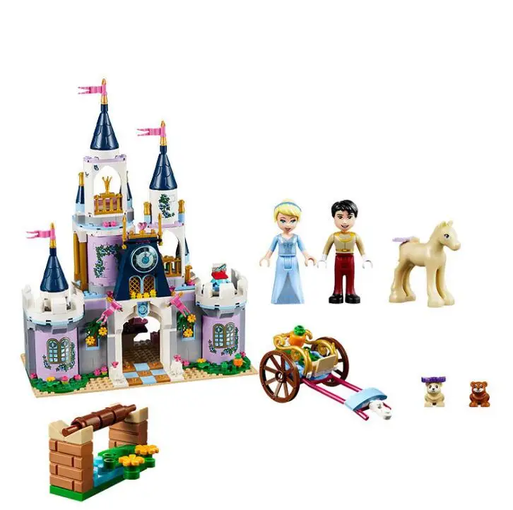 656 шт Принцесса замок Виндзор DIY Модель Строительные блоки Набор кирпичей игрушки