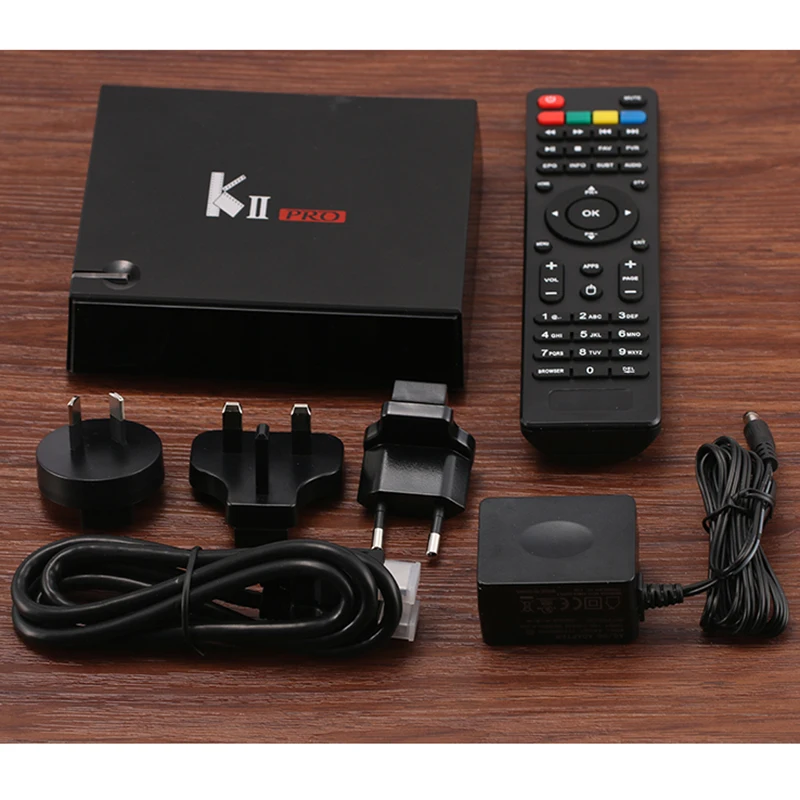 [Genuine] KII Pro Android TV Box 2GB+16GB DVB-S2 DVB-T2 Amlogic S905 Quad-core Bluetooth  Smart Media Player