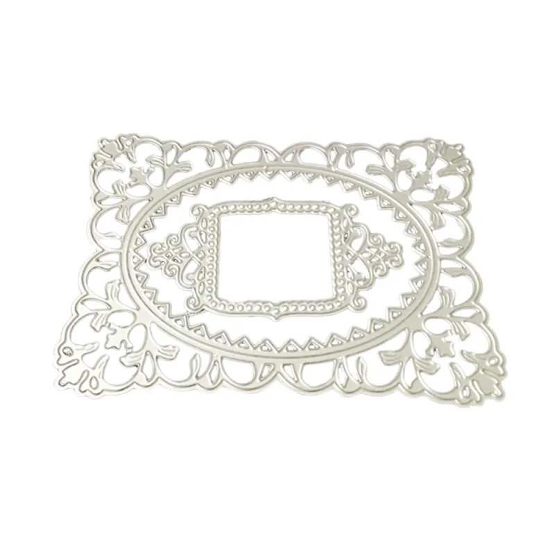 Рамка штампы цветок границы умственная резка новые рождественские трафареты DIY