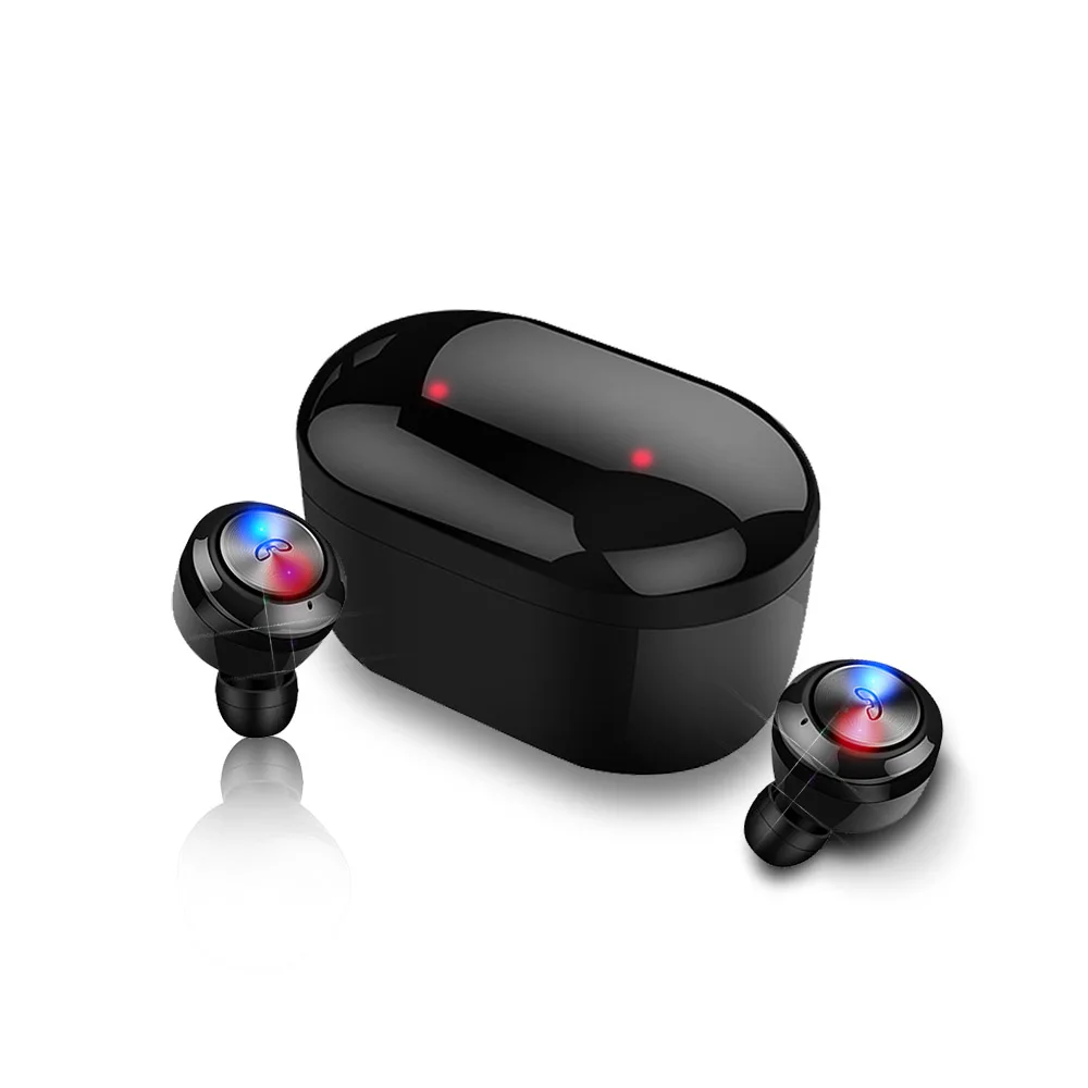 Bluetooth 5 0 TWS настоящие беспроводные наушники спортивные гарнитура с микрофоном