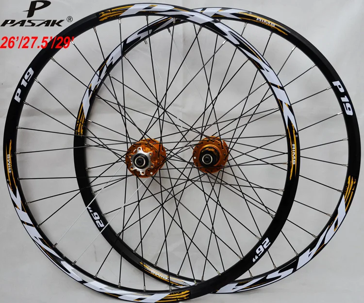 Pasak Rodas MTB велосипед Bicicleta Аро Tubuler Jant Wheelset 26er 29er 27 5 ER 32 отверстия Дисковые Тормозные