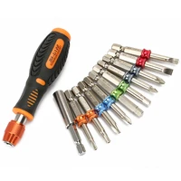 22 in 1 screwdriver bit set magnet handle torx hex colorful cell phone laptop household appliances car repair hand tool kit