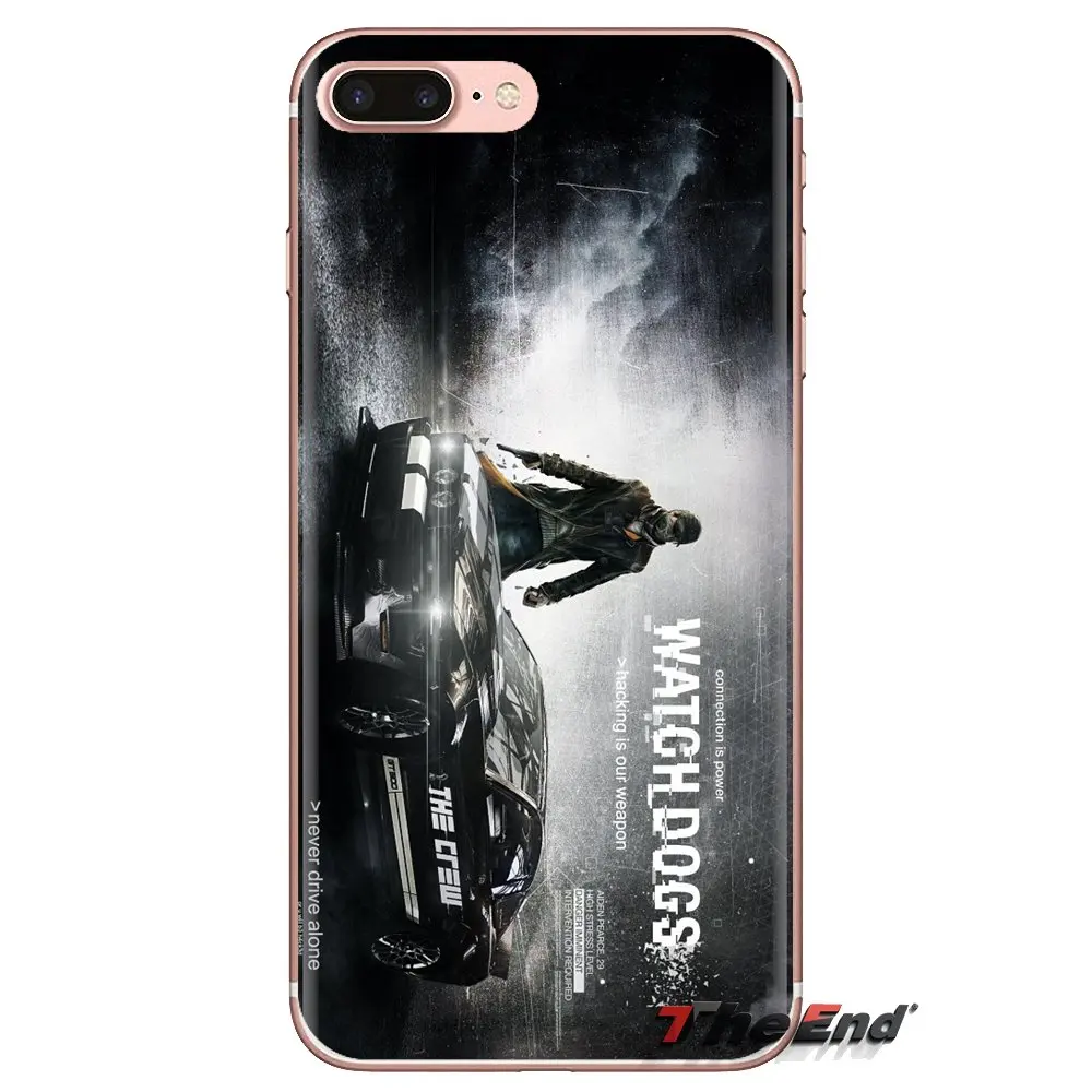 Прозрачные мягкие чехлы для iPod Touch Apple iPhone 4 4S 5 5S SE 5C 6 6S 7 8 X XR XS Plus MAX Watch Dogs PC adventure video