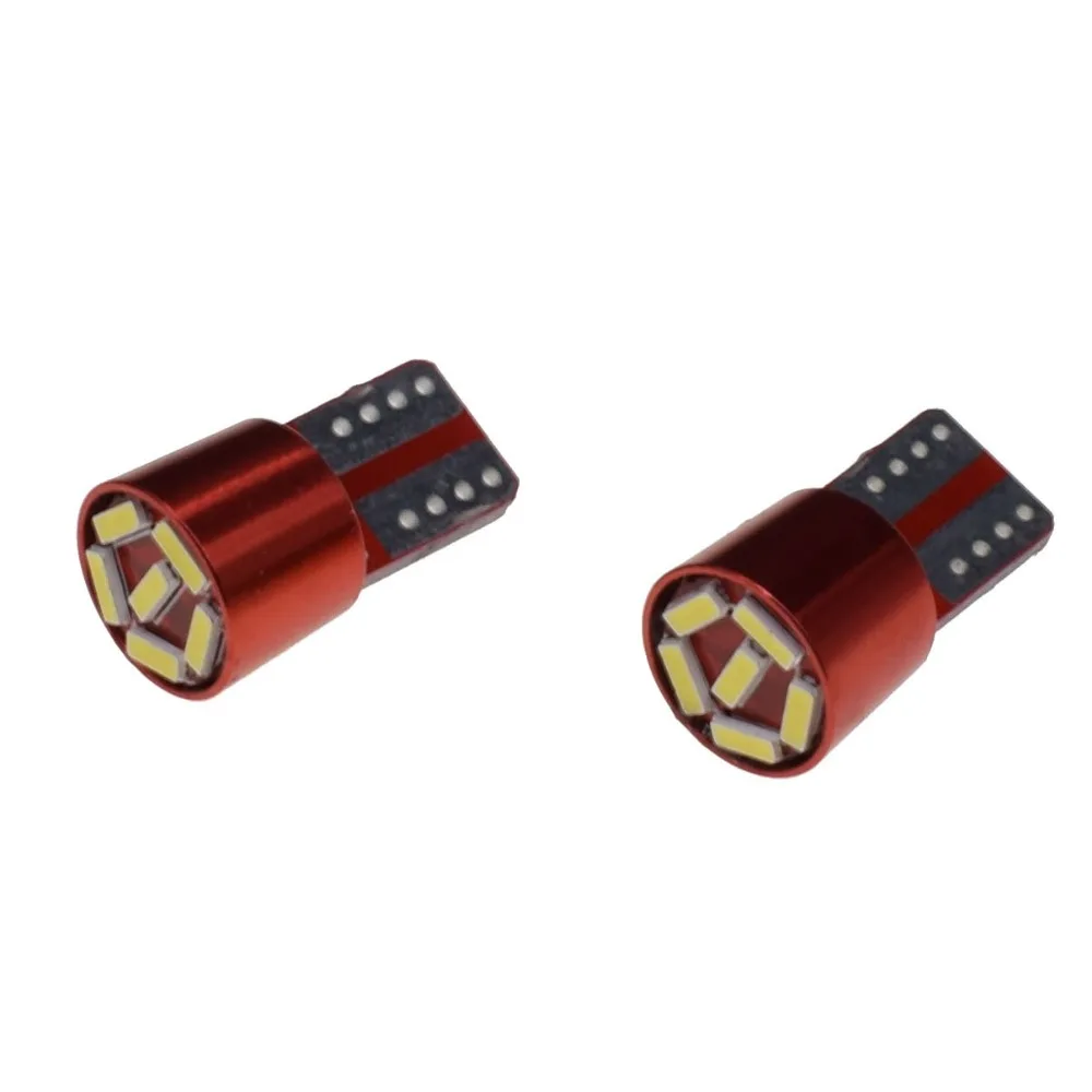 10 шт. Горячая продажа T10 светодиодный 168 194 501 W5W 6 4014 SMD автомобиль авто DC 12 В ампулы