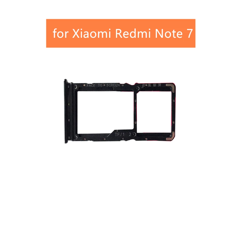 

SIM Card Holder Slot Tray For Xiaomi Redmi Note 7 SIM Card Micro SD Card Tray Holder Slot Adapter Repair Spare Parts