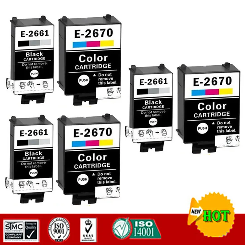 Совместимый чернильный картридж для принтера epson t2661 t2670|Чернильные картриджи| |