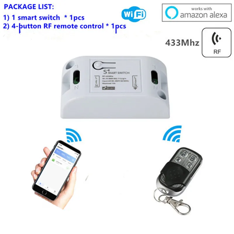 Wifi Switch DIY Умный Дом Модули Автоматизации Беспроводной Пульт Дистанционного