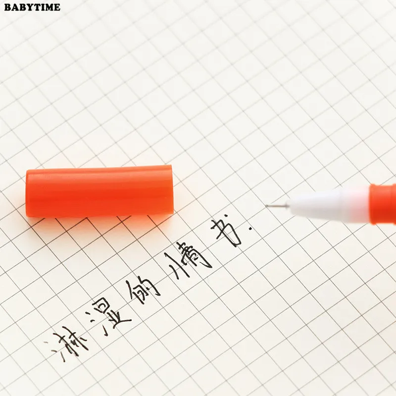 3 pcs/lot Cool Watermelon Gel Pen Signature Escolar Papelaria School Office Supply Promotional Gift | Канцтовары для офиса и