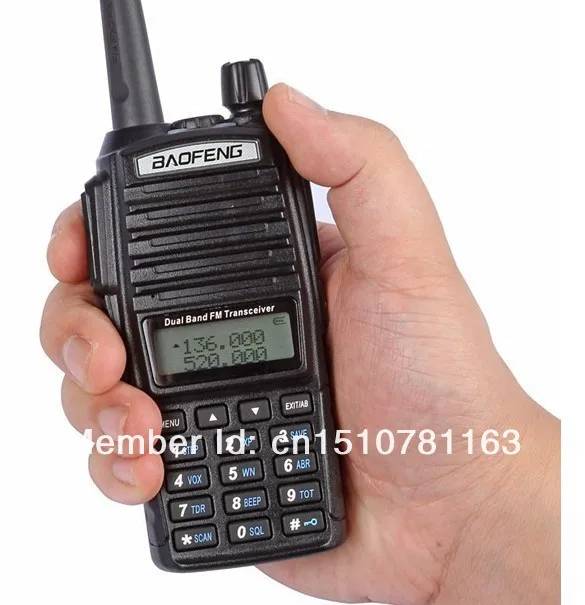 Бесплатная доставка DHL + 2014 Baofeng UV-82 UV82 двухдиапазонный 5 Вт VHF/UHF портативное