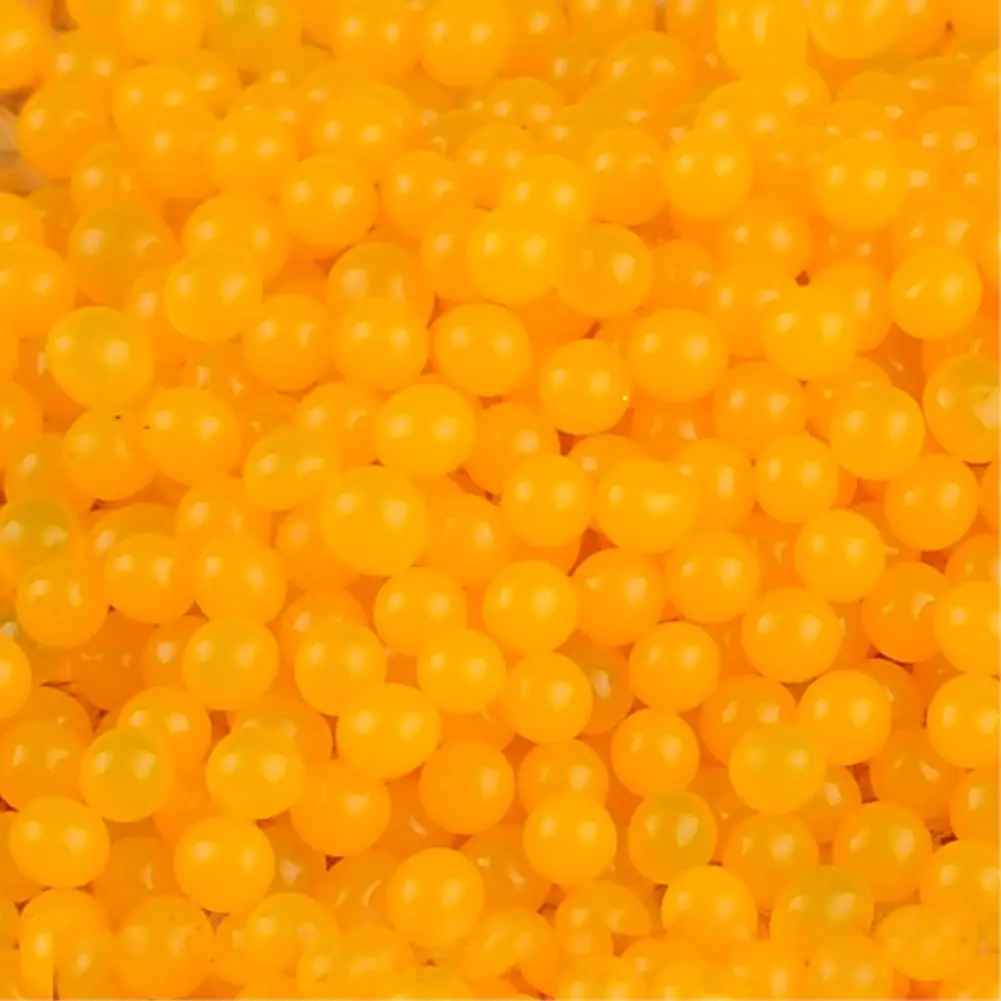 Orange 20 мм 10 г шарики из гидрогеля шарики для выращивания воды, шарик гель водный жемчуг, Aqua Бусы Желе растут, воды растущие шары, кристалл почвы - Цвет: Orange