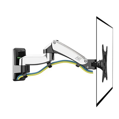 NB F150 2-7 кг 100x100 soporte монитор настенный экран алюминиевый хороший газовый пружинный воздушный пресс 1"-27" ТВ настенный кронштейн держатель