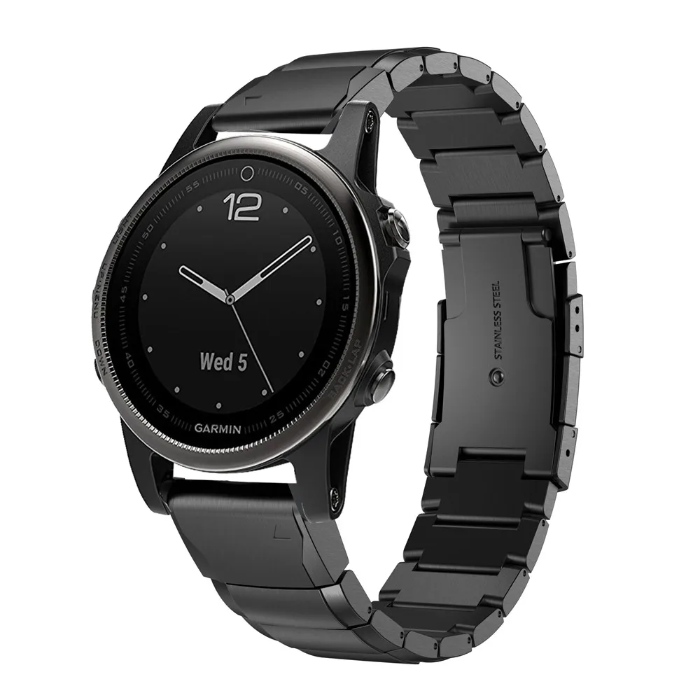 Оригинальный ремешок для часов из нержавеющей стали Garmin Fenix 5s /5S plus быстросъемный