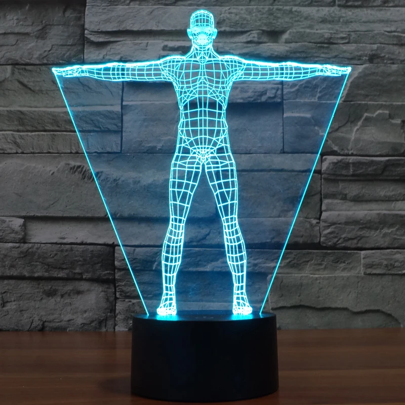 3D настольная лампа оригинальная лава 7 цветов чудесная ночник USB с сенсорным