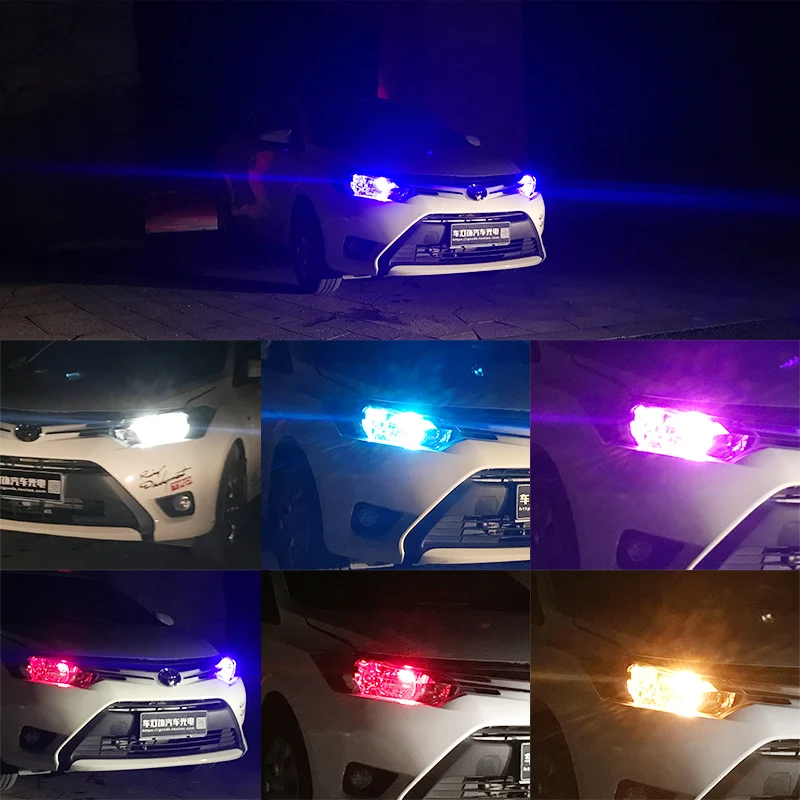 Светодиодные RGB лампы T10 W5W с дистанционным управлением для BMW E46 E39 E91 E92 E93 E28 E61 F11 E63