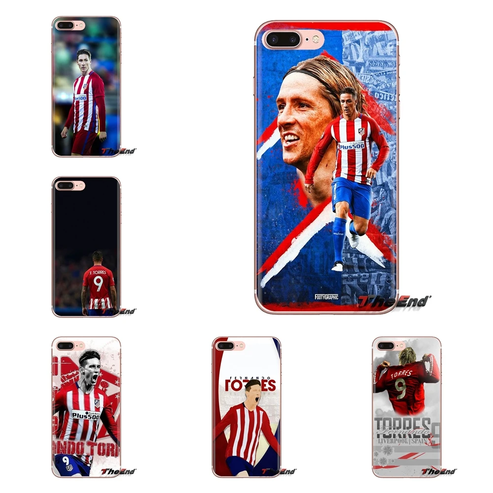 footballer Fernando Torres Transparent Soft Shell Covers For Xiaomi Redmi 4A S2 Note 3 3S 4 4X 5 Plus 6 7 6A Pro Pocophone F1 |