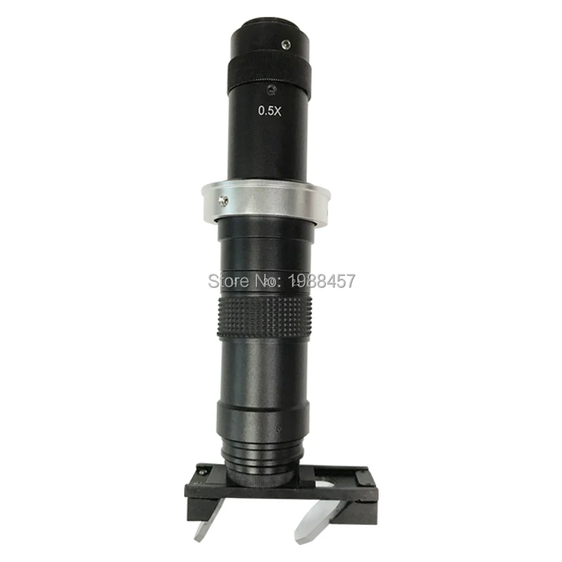 

3D Side Face Adjustable 10X-180X Magnification Zoom C-mount Lens 0.7X-4.5X Adapter for Industry Microscope Camera Magnifier