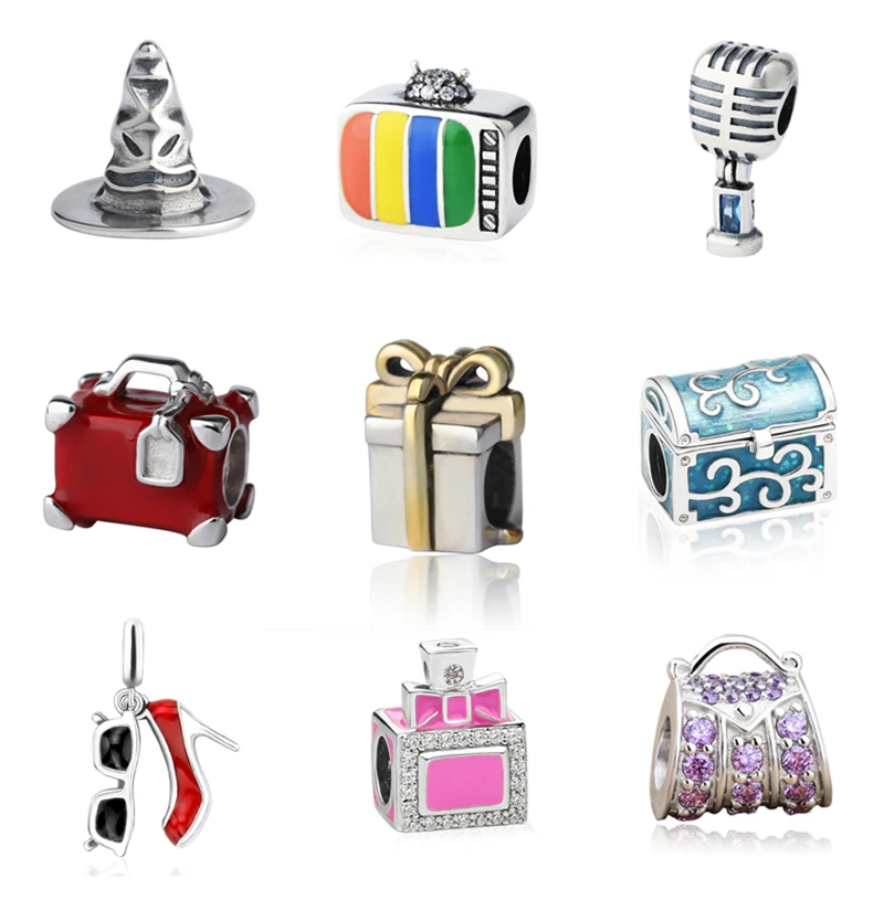 Pandora love charm,, Стерлинговое Серебро 925 пробы, бусины, подходят для аутентичного браслета Pandora, ювелирные изделия, подарок для женщин