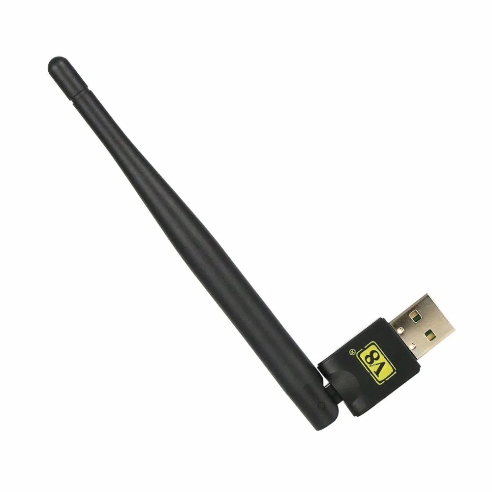 [Подлинный] полезный USB Wi-Fi беспроводной RT5370 HD wifi USB адаптер ТВ-приемник для V7 V8S D1S Испания LNB ТВ-тюнер спутниковый приемник