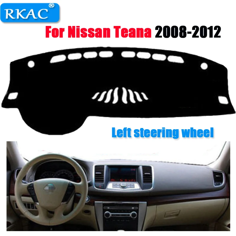 Автомобильный коврик для приборной панели RKAC Nissan Teana 2008 2012 лет рулевого колеса