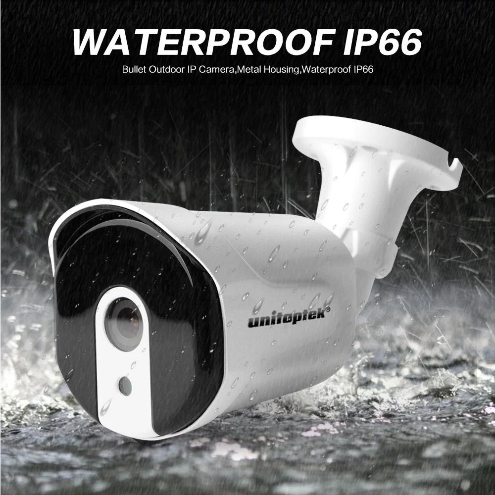 4 K 8MP ip камера H.265 ONVIF наружная водонепроницаемая IP66 P2P облачная видеонаблюдения