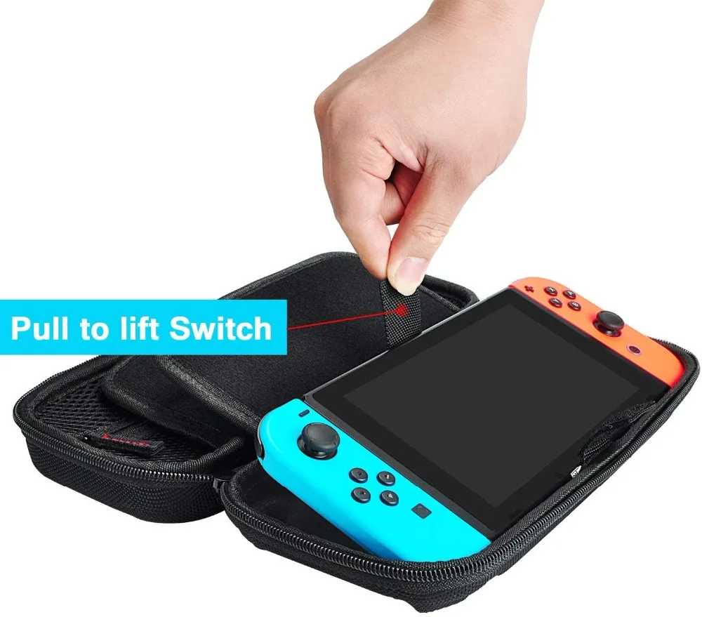 Дорожный Чехол NS для 19 игр футляр карт аксессуаров консоли Nintendo Switch и контроллера