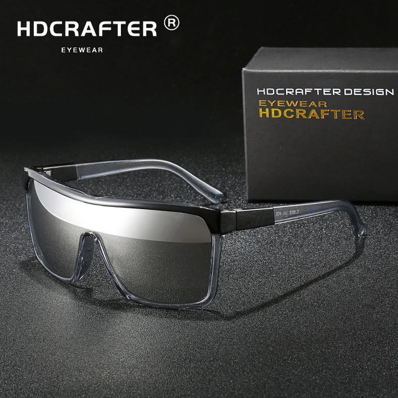 HDCRAFTER квадратные солнцезащитные очки мужские для вождения люксовый бренд мужчин