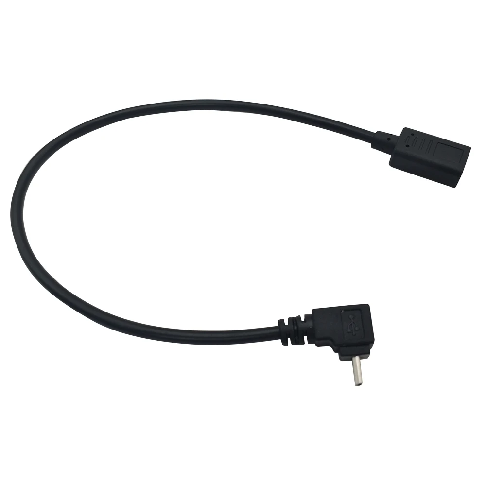 DANSPEED USB 3.1 Type C Female to Micro 5Pin Male Straight Left Right Up Down Head Charging Adapter Cable 25cm Length | Электроника