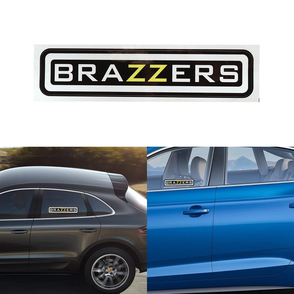 4 9*22 5 см Новая Популярная автомобильная наклейка brazzers funny виниловые наклейки на