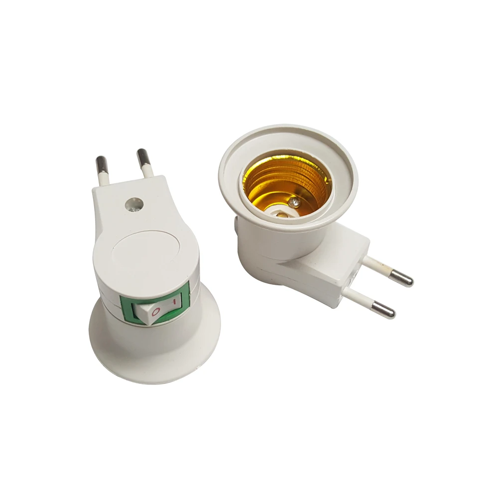 Дешевая основа для лампы E27 светодиодная лампа штепсельная вилка Европейского