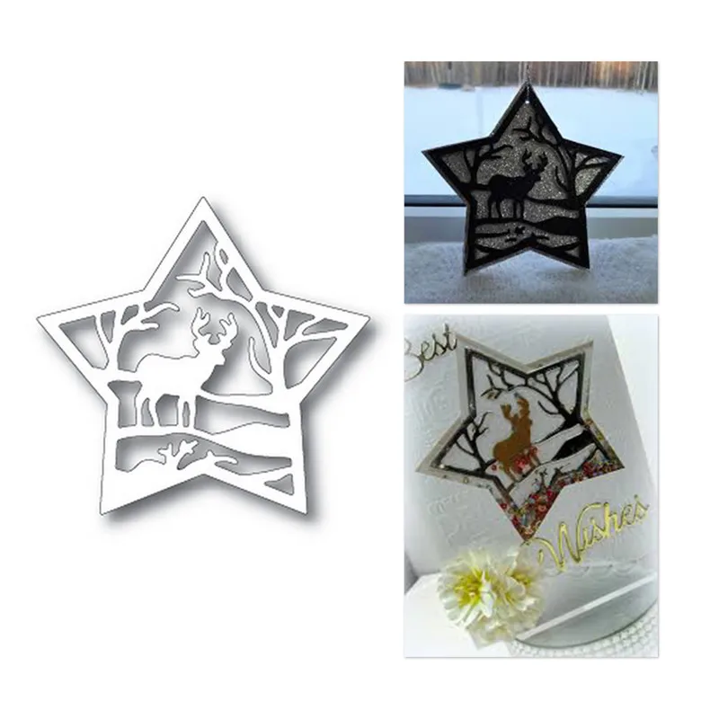 GJCrafts 112*118 мм резки металла умирает для Скрапбукинг карты делая альбом тиснение