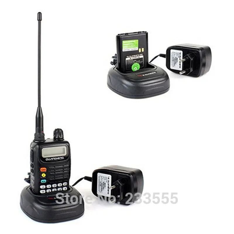 Monitor de Rádio em Dois Novo Rádio Walkie Talkie Quansheng Tg-6a 1500mah fm 5w Uhf 400-470mhz Sentidos 2pcs