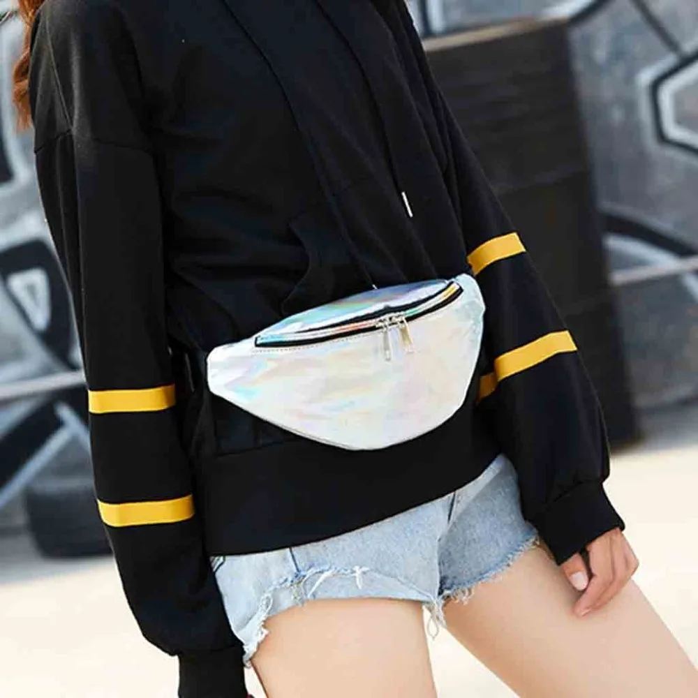 Сумка мессенджер через плечо для девочек модная нейтральная Спортивная Лазерная