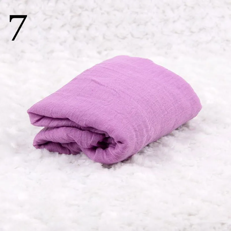 Light purple 7 Реквизит для фотосессии новорожденных; Детский костюм; наряд; Длина 180 см; мягкая хлопковая одежда для фотосессии; Подходящий детский реквизит для фотосессии; Fotografia - Цвет: Light purple 7