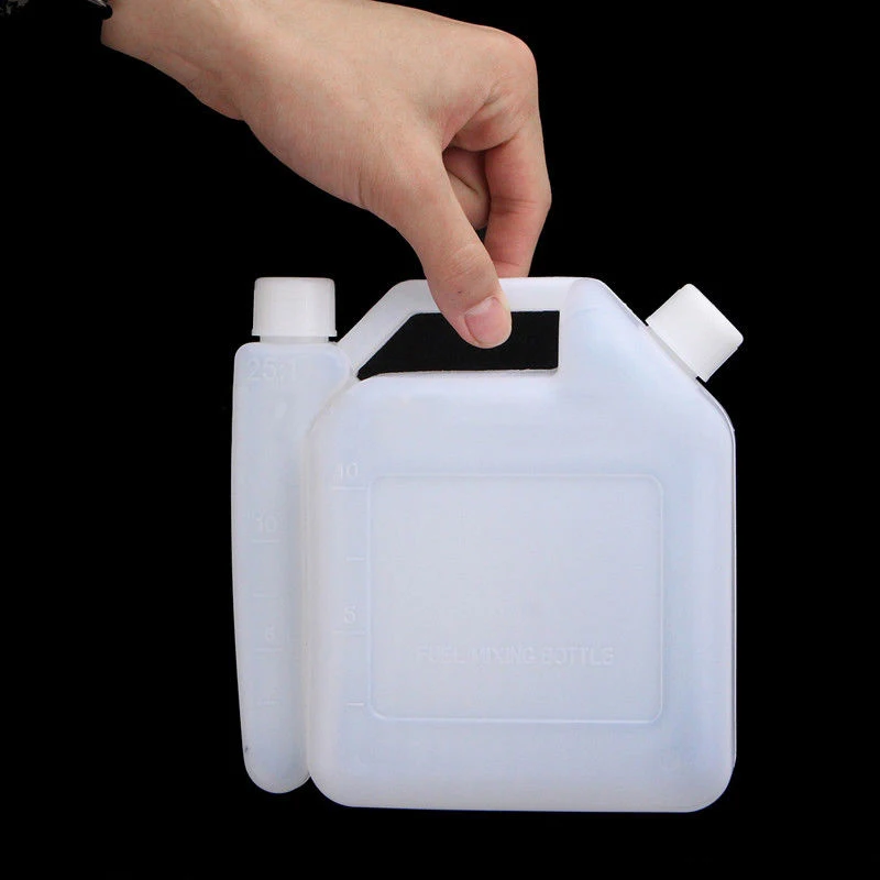 1.5L литр 2-х тактный бензиновый топливный масло бутылка для смешивания Танк для триммера бензопилы инструменты флакон масла аксессуары Запчасти KF06-0195
