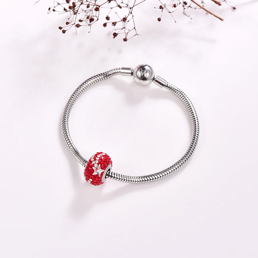 Кристаллами от Swarovski двусторонний ударительный Морская звезда бусины на заказ