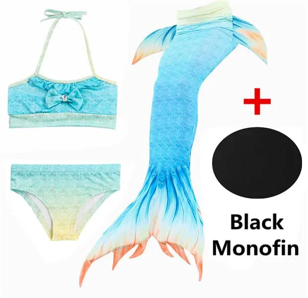2019 детское одеяло хвост русалки с моноластами Косплэй костюм ванный комплект