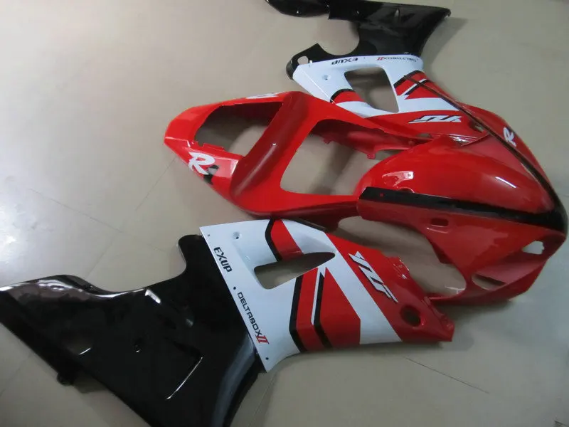 Мотоцикл обтекатель комплект для YAMAHA YZFR1 02 03 YZF R1 2002 2003 YZF1000 yzfr1 ABS Топ Красный Белый