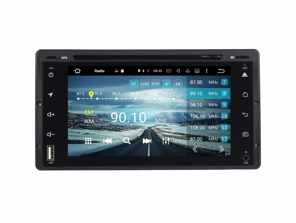 Octa core 2 DIN 6.2 &quotAndroid 6.0 автомобиль Радио DVD GPS для ford Victoria 2008 2012 с 4 ГБ Оперативная