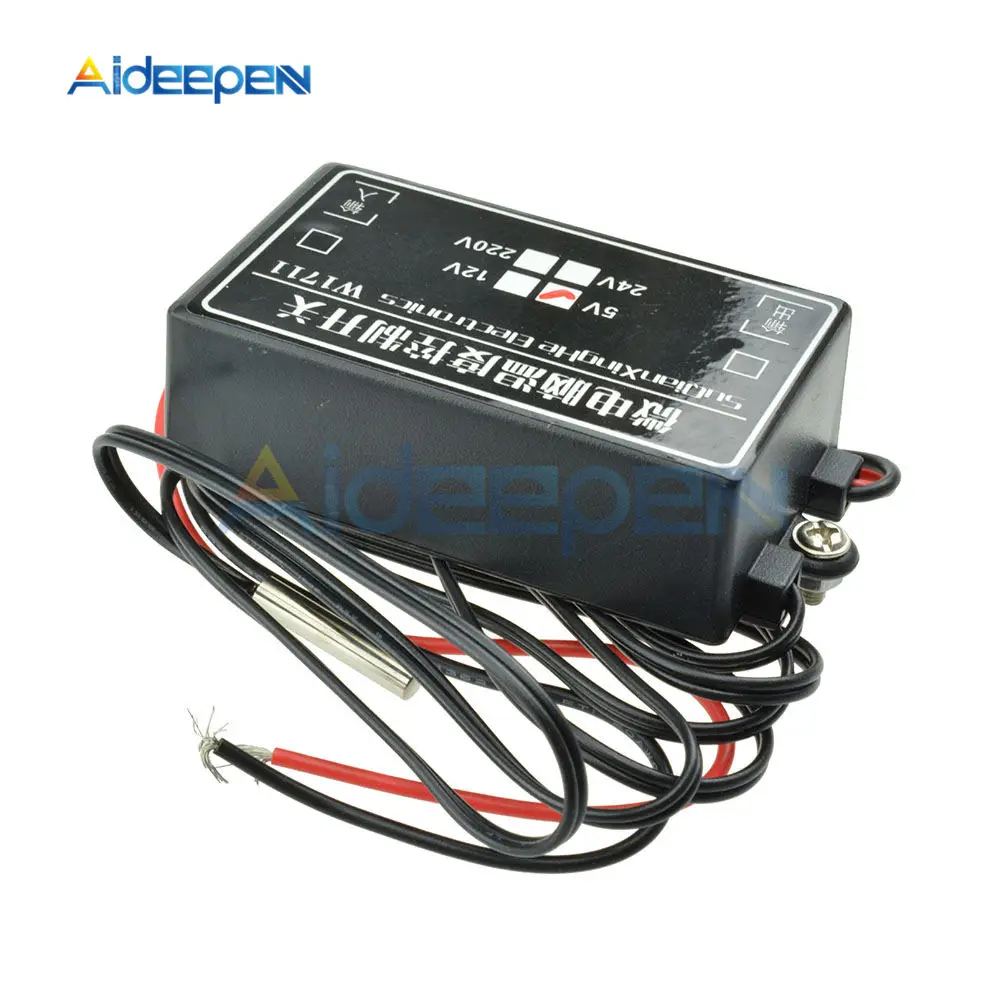 W1711 DC 5V 5A микрокомпьютер переключатель контроля температуры регулируемый