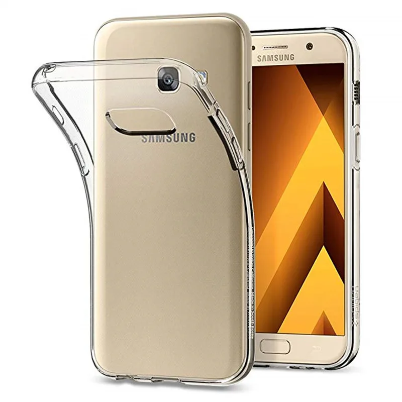 Мягкий прозрачный ТПУ силиконовый чехол для Samsung Galaxy A3 2017 A320F задняя крышка SM