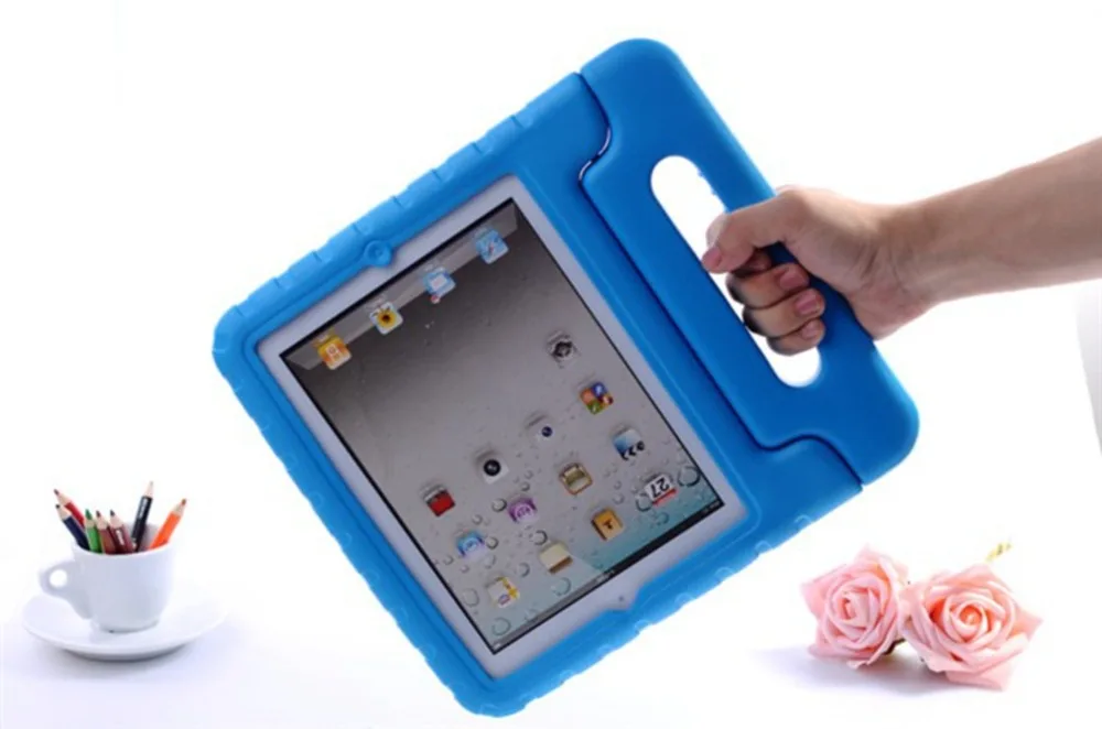 Чехол для Apple iPad 2/3/4 9,7 дюйма EVA чехол для всего тела ударостойкий детская Портативная подставка для iPad 2/3/4 планшет Защитная крышка